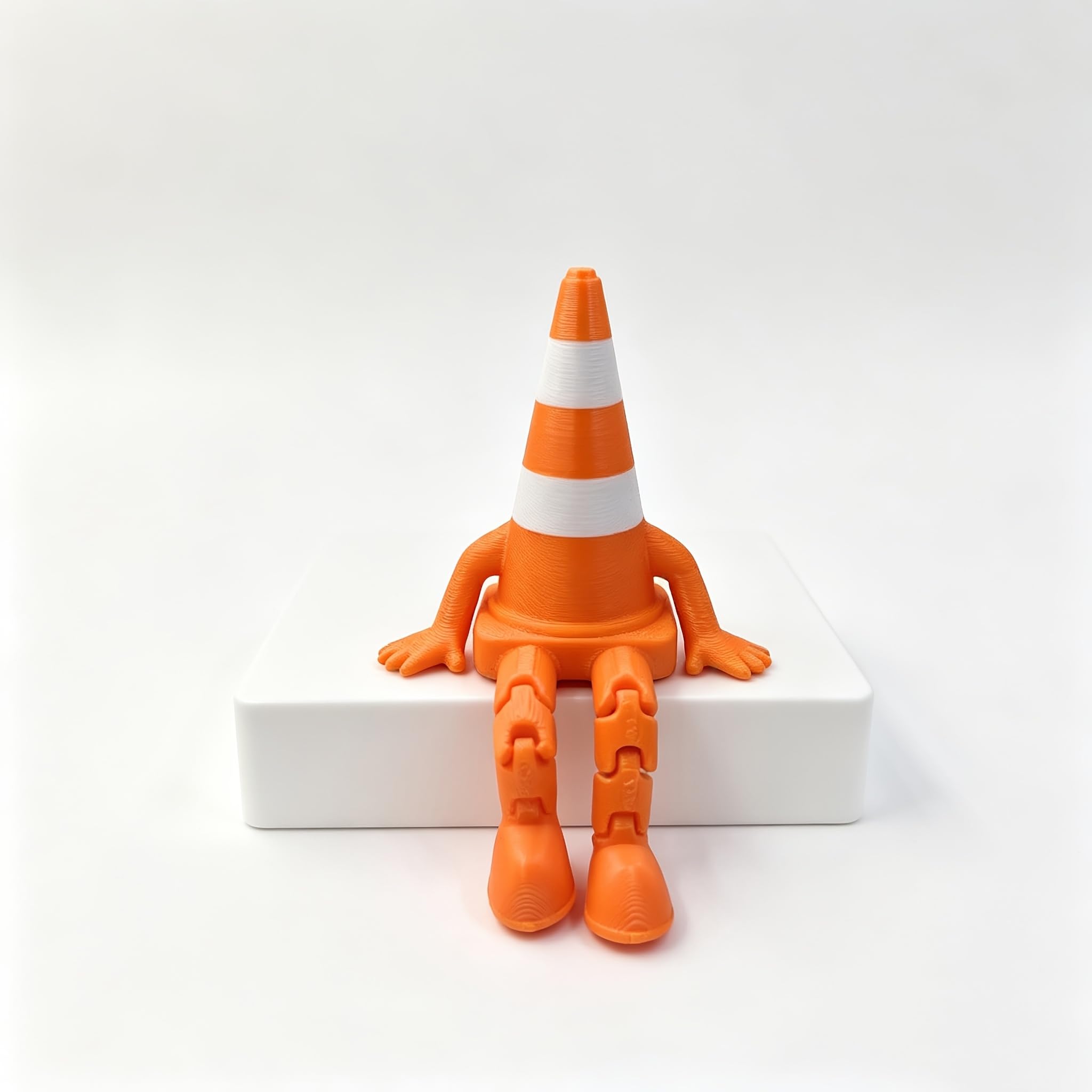Supreme Traffic Cone インテリア 置物 Buy Azoth Traffic Cone Figurine, Orange and White, Pack of 1